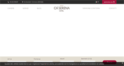 Desktop Screenshot of hotelcaserena.net